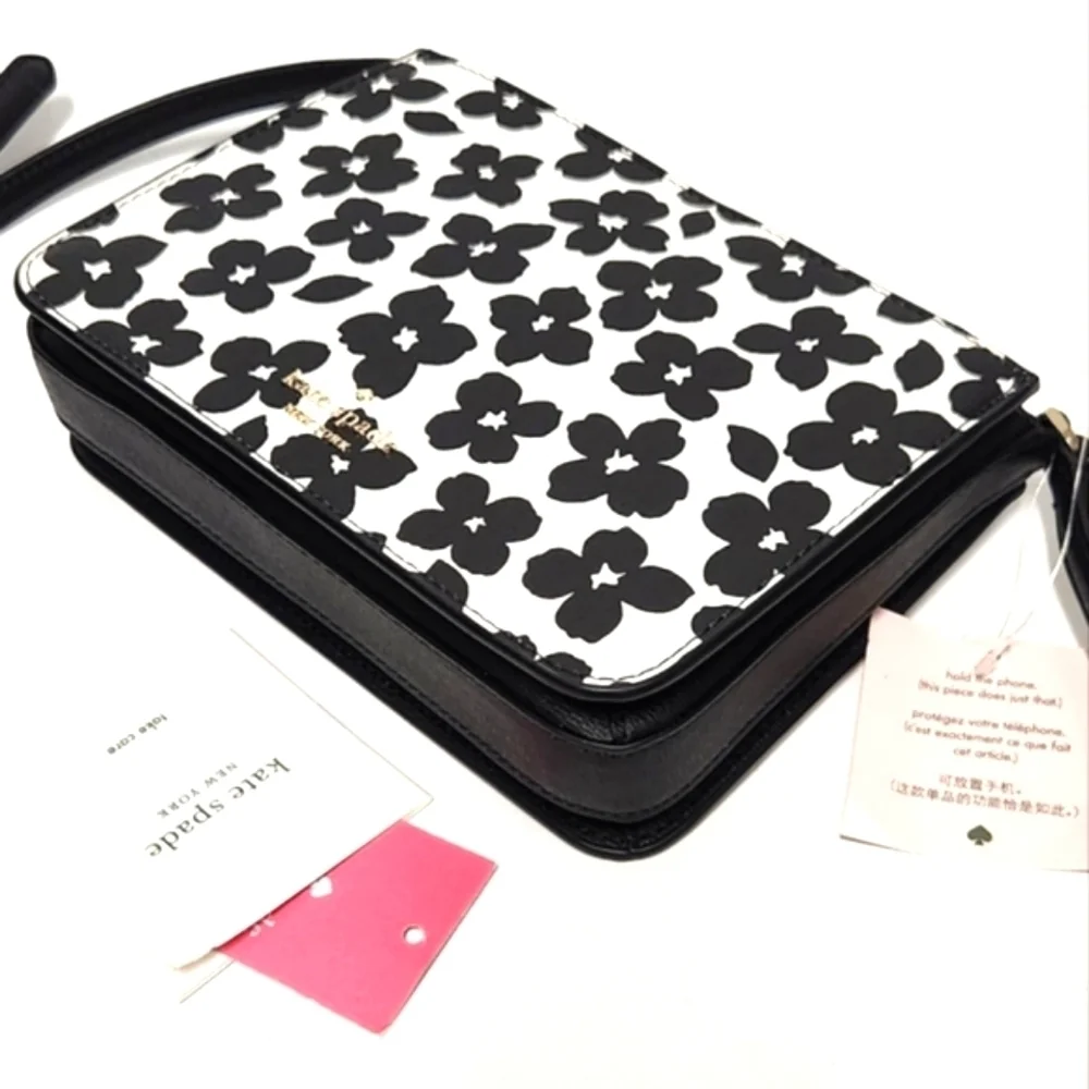 New!Kate Spade Darcy Black‎ Multi Crossbody Bag